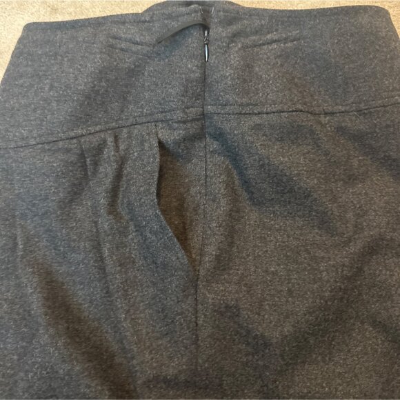 Max Mara Grey Wool Blend Pleated Pencil Skirt Womens Size 8 - Picture 5 of 6